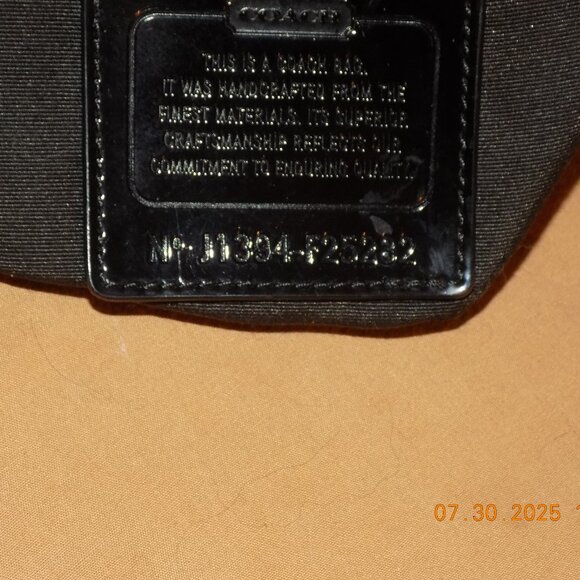 Coach Signature Ocelot, Black, Brown & Purple Animal Print 25282 - Picture 5 of 11